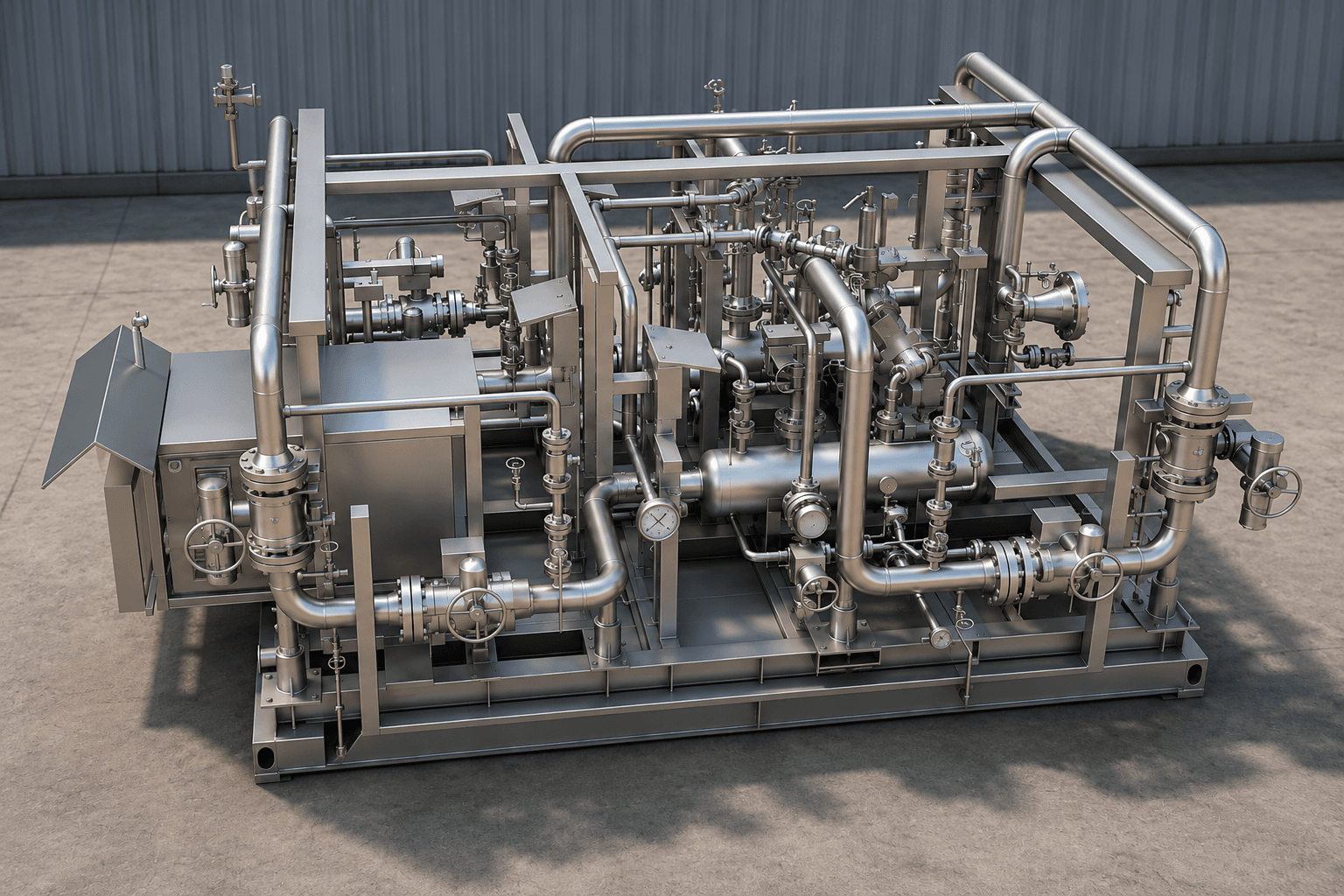 Cartridge filter skid for Afeef master gas expansion