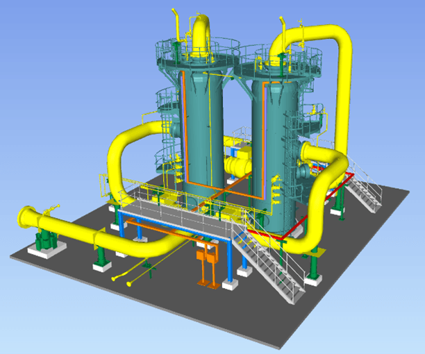 Wringing separator assembly for SWCC fuel supply system